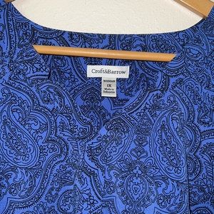 1X Paisley Blouse